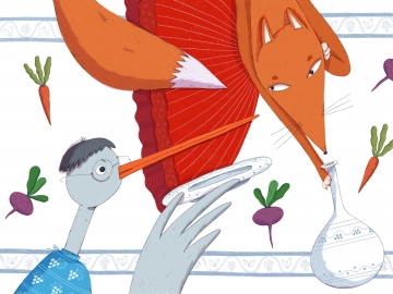 ЛИСИЧКА ТА ЖУРАВЕЛЬ