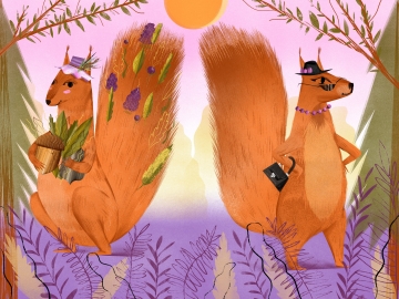 ДВІ БІЛОЧКИ