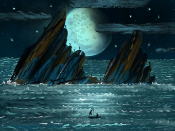 Замок на скелі